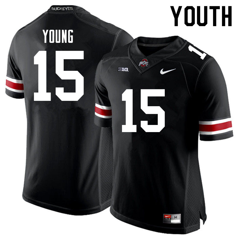 Youth #15 Craig Young Ohio State Buckeyes College Football Jerseys Sale-Black